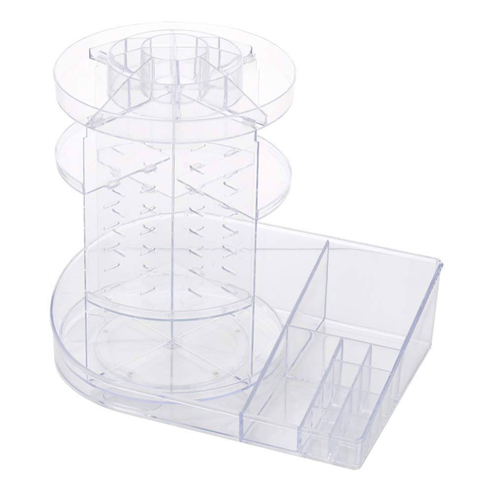 Beau Rangement Maquillage 360 Rotatif Maquillage Organisateur Réglable Organisateur de Maquillage Tiroir Utilisé pour Le Rouge à Lèvres Pinceau Produit De Soin De La Peau Hermétique