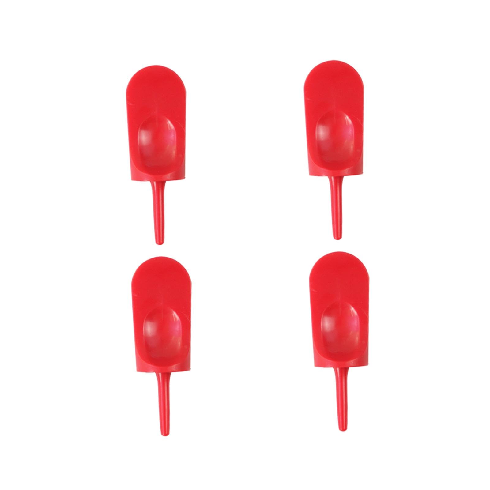 Harilla 4Pcs Golf Divot Tool, Practical Lawn Repair Prong Pitch Mark, Repair Fork for Stadium Exercise Equipment Red