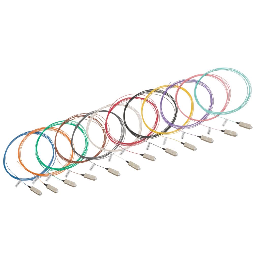 Leviton Fiber Pigtail, 50/125 μm, Multimode OM3, LC, 3m