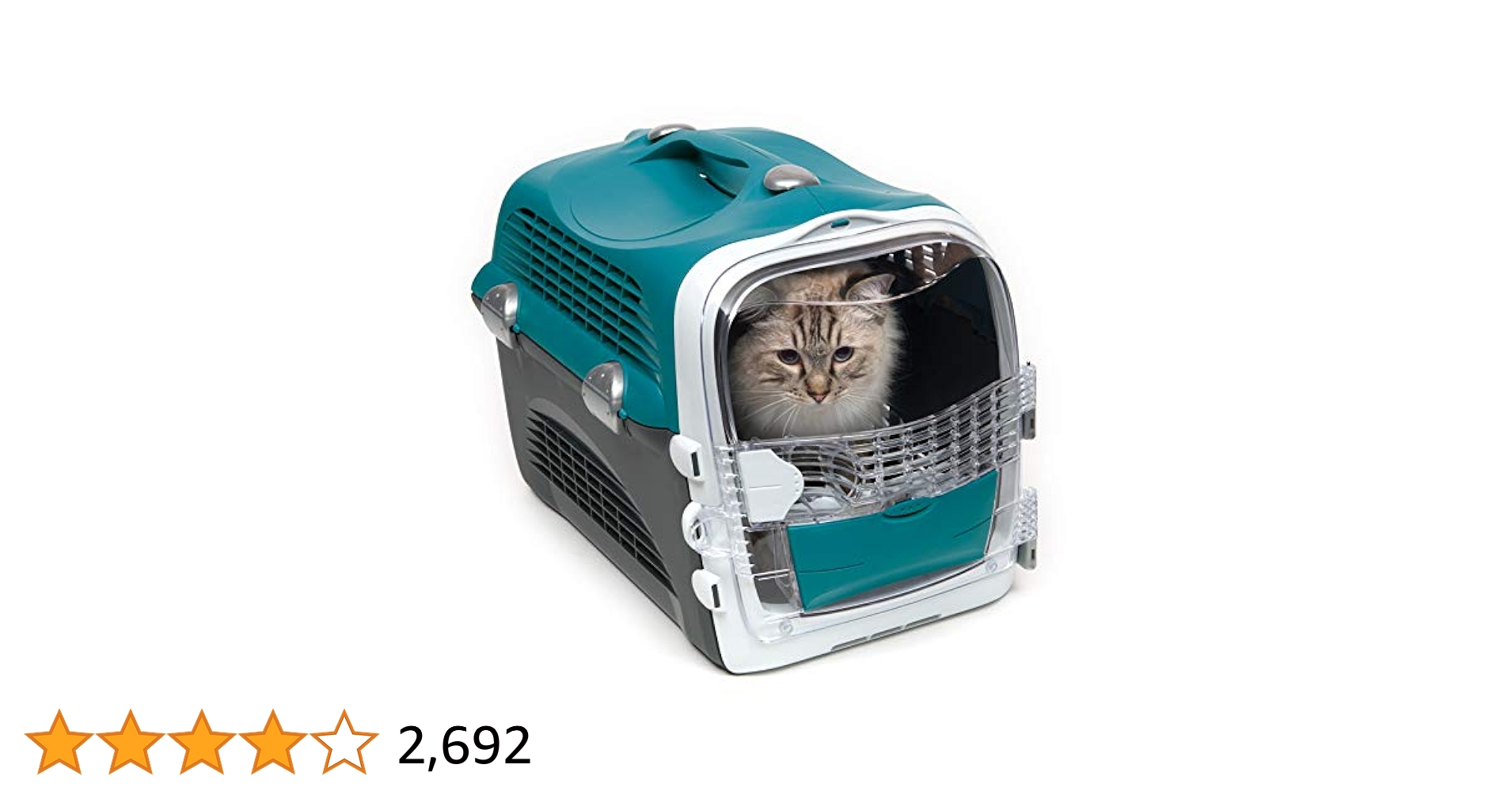 Catit Pet Cargo Cabrio Dyretransport I Blu00e5/gru00e5, 51x33x35cm