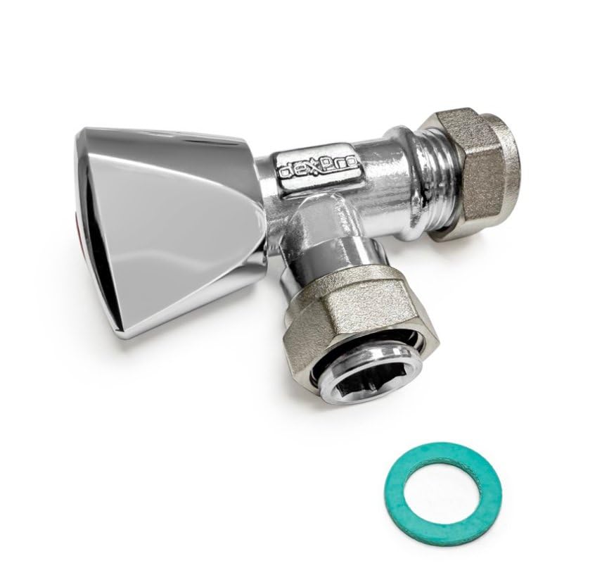 DexPro Inlet Control Tap, Spare Part for DXO5LV Over Sink Vented Electric Water Heater, Chrome