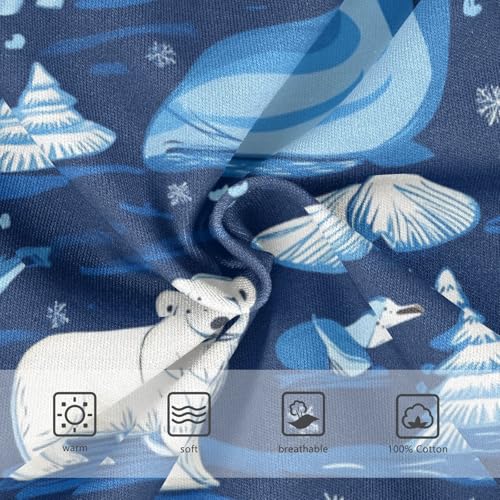 Wusikd Animals Boys' Underwear Cotton Blue Boys Briefs Soft Toddler Underwear 2T3