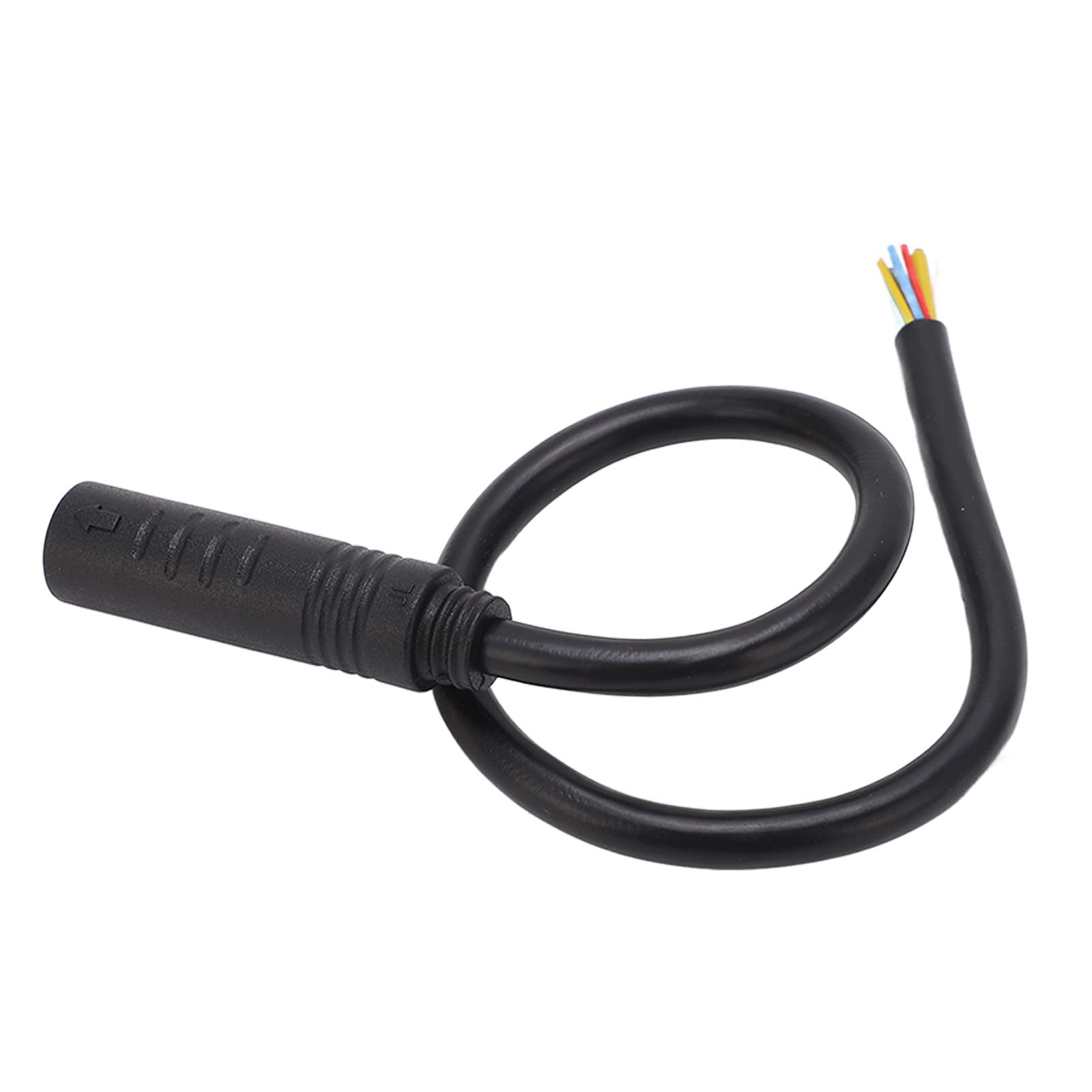Yitre Electric Bike Motor Cable, 9 Pin Motor Extension Cable, Practical with Waterproof Connector for Electric Scooter