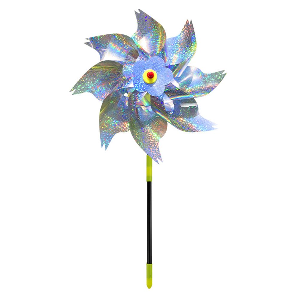 Windmill Bird Decoration Bird Repeller Windmill Spinner for Garden