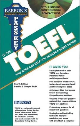 Pass Key to the Toefl: Test of English As a Foreign Language (BARRON'S PASS KEY TO THE TOEFL)