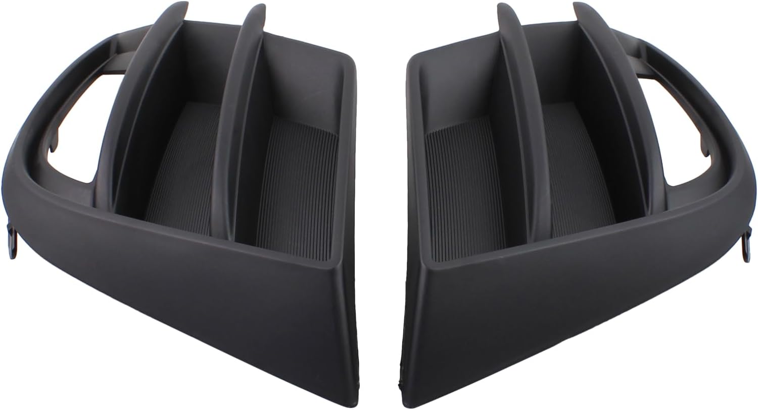 Front Left and Right Side Bumper Fog Light Cover Grille Bezel for Mazda 3 2009-2013