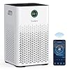 Air Purifiers for Home Large Room Covers Up to 2000 ft 4 in 1 Air Filter H13 HEPA Smart Wifi Air Purifiers for Room Kitchen Bedroom Air Cleaner for Pets Hair Dust Pollen KF P34W