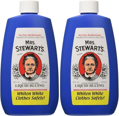 Mrs. Stewart's Concentrated liquid bluing , 8 ounce (Pack of 2)