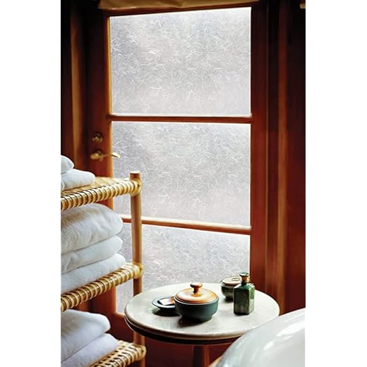SIA VENDORS Vinyl Frosted Privacy Window Film Self Adhesive Glass Film Static Cling Glass Film No Glue Anti-UV Window Sticker Non Adhesive 17 X 240 Inch_Snake_Frosted