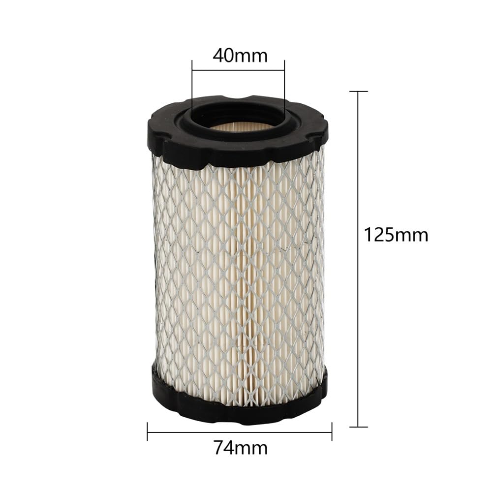 Ajuste del filtro de aire XCAN for Briggs Stratton 796031 594201 797404 591334 for cortacésped John Deere Gy21435 elemento limpiador de aire(2pcs)