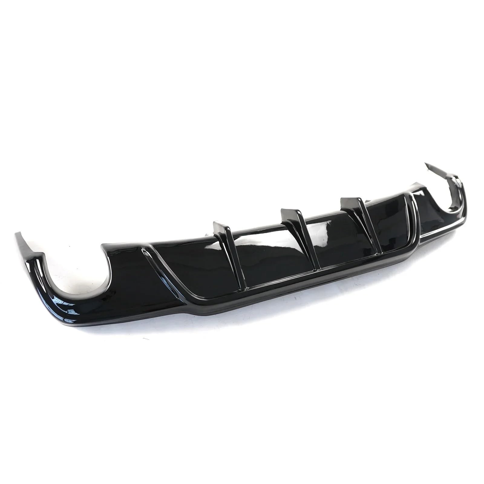przedniego zderzaka Pasuje Do Lexus IS250 IS300 IS350 2006-2012 Dyfuzor Tylnego Zderzaka Samochodu Czarny Błyszczący/styl Włókna Węglowego(Glossy Black)