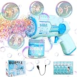 Automatische Seifenblasenpistole,Seifenblasenmaschine Gun Kinder,10000+ Blasen/Minute mit...