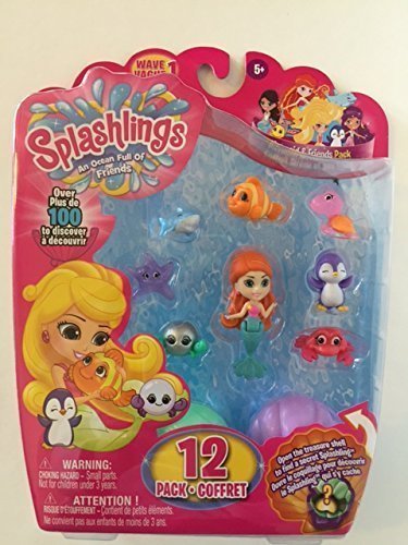 Splashlings 12 Pack ~ Mermaid & Friends ~ Wave 1 ~ Style 2