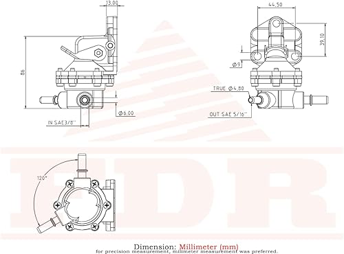Miniatura 5 de TTParts - Cargador compatible con bomba de combustible JCB retroexcavadora 1400B 1550B 1600B 1700B 3C 3CX 3D 3DX 4C 4CN 4CX 225 260 280 300 320T 330