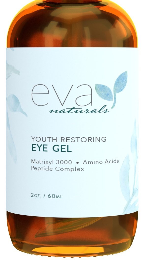Eva Naturals AntiAging Eye Gel Luxurious Hydrating Under Eye Cream