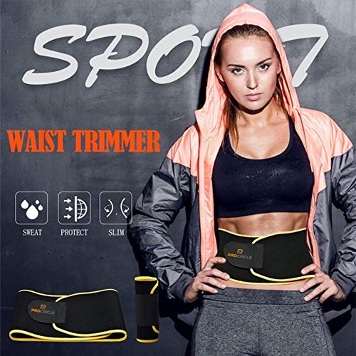 Buy beauty Procircle Waist Trimmer Waist Support Weight Loss Ab Belt Premium Stomach Fat