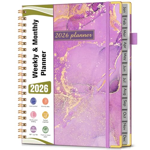 A4 �X�p�C�����蒠 2026�N1��~2026�N12�� �\��\ 12���� �f�C���[�v�����i�[ 8.5�C���` x 11�C���` �E�B�[�N���[&�}���X���[�A�W�F���_�u�b�N �n�[�h�J�o�[�J�����_�[�u�b�N �d���A��v�����i�[ �p�[�v���}�[�u��