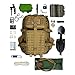 Tactical Backpack + Hydration Bladder, Pre-Filled with Emergency Tools & Survival Gear