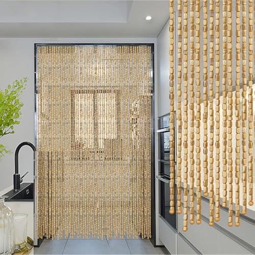 Rideaux de perles pour porte suspendue bloquant les insectes d'été