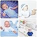 Seematn 8 Pcs Cartoon Cotton Baby Infant Umbilical Cord Belly Bands Belly Protector Baby Belly Button Band Bellies Umbilical Hernia Belt Soft Newborn Navel Belt for 0-12 Months, 4 Styles