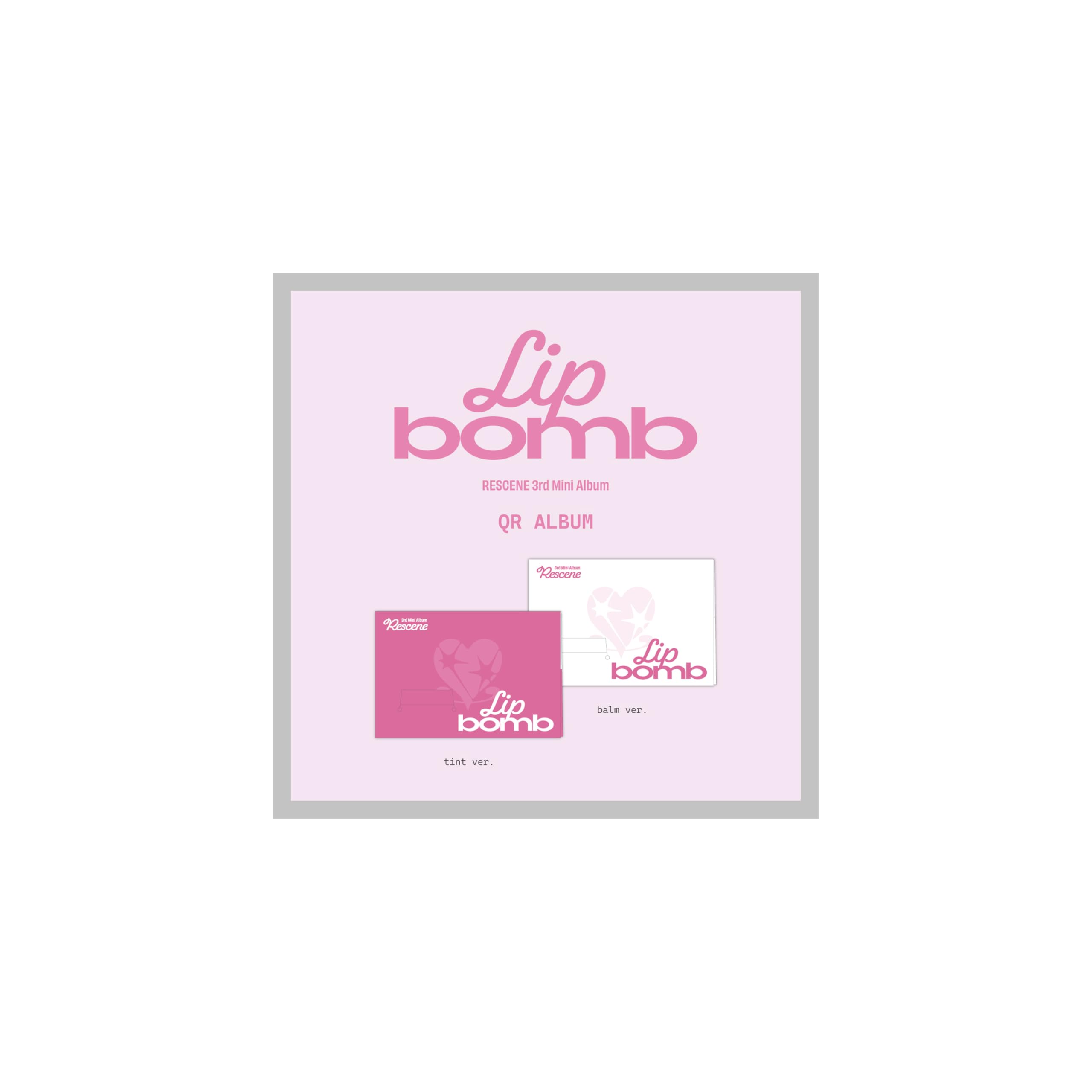 RESCENE リセンヌ lipbomb photocard Ver. 新品 RESCENE lip bomb 3rd Mini Album photocard Random Version Package+