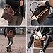 DONBOLSO Notebooktasche Marseille 13,3 Zoll Leder I Umhängetasche für Laptop I Aktentasche für Notebook I Tasche für Damen und Herren (Braun)