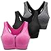 SANMIO Soutiens-Gorge de Sport pour Femmes, Soutien-Gorge de Sport Bustier pour Femmes, Épaules Ouvertes, Yoga pour Le Fitness Sports à Impact Moyen pour Le Cyclisme, Le Jogging, la Boxe