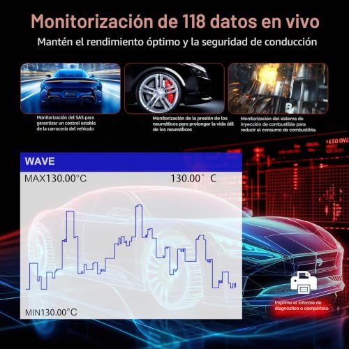 iCarsoft MB V1.0 OBD2 escáner diagnosis Benz con calibración SAS y prueba de batería coche 4