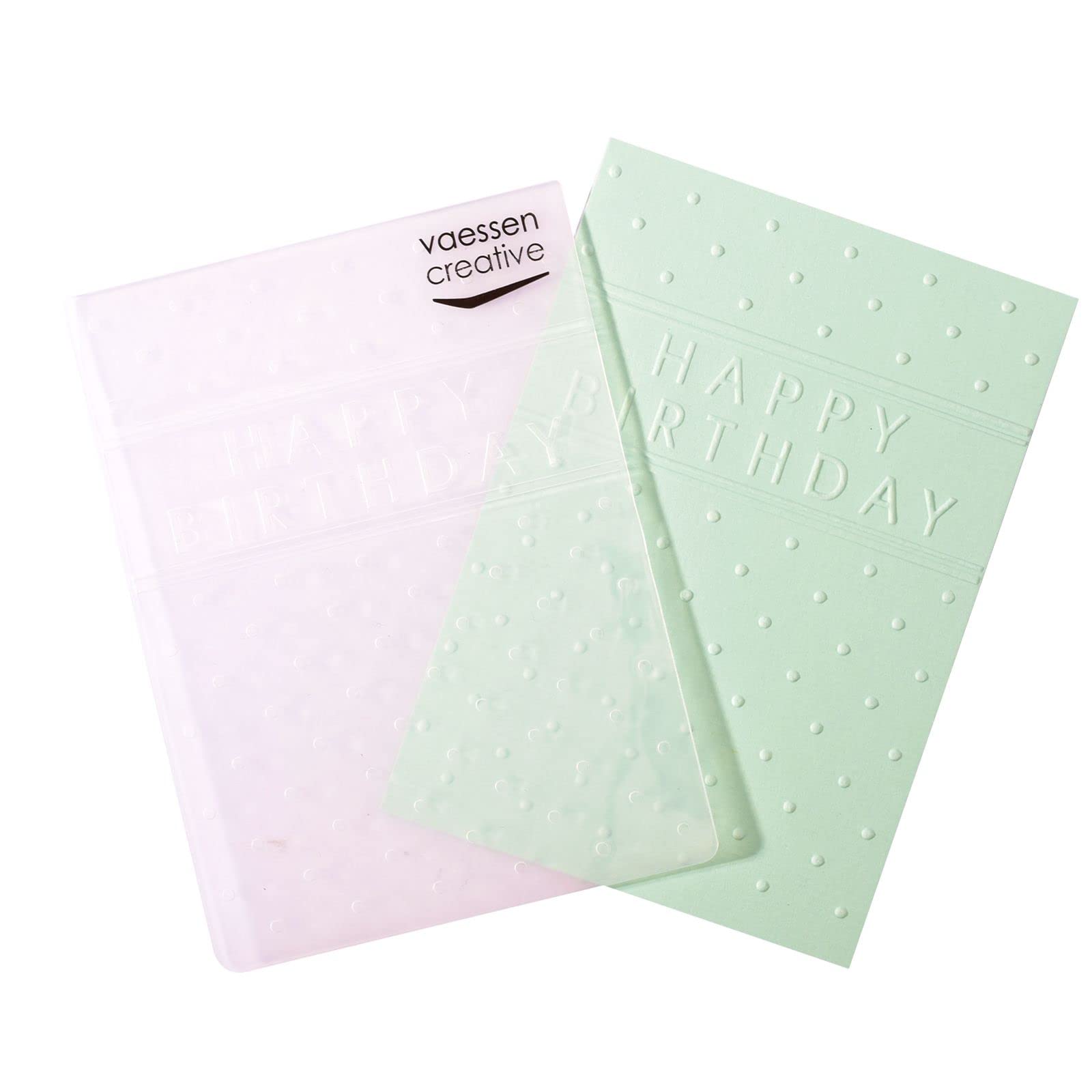 Vaessen Creative Carpeta de Embossing, Transparent, 100605-019