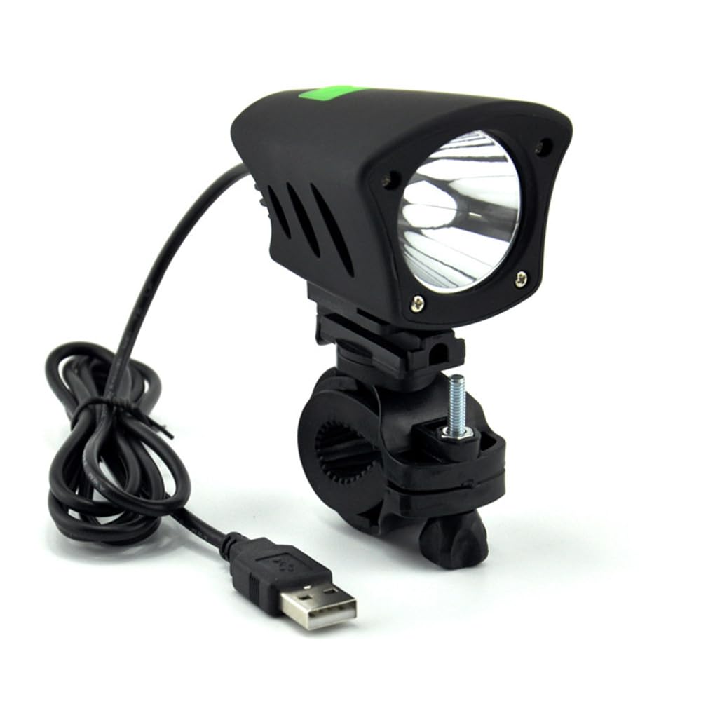 Faro Anteriore per Bicicletta con interfaccia USB, Luce LED T6 per Mountain Bike, Faro per Veicoli stradali.