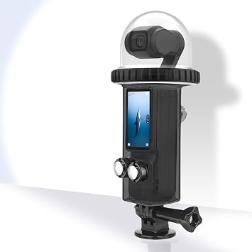 131ft Underwater Dive Waterproof Housing Compatible for DJI Osmo Pocket 3 | 40m/131ft Leakproof Diving Shooting. Transparent Pc, with Anti-Fog Sheets for Snorkeling, Diving and Water Sports Recording
