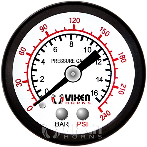 Vixen Horns 5 Gallon (18 Liter) Train/Air Horn Tank With 200 Psi Compressor Onboard System/Kit 12V Vxo8350 #TOP6