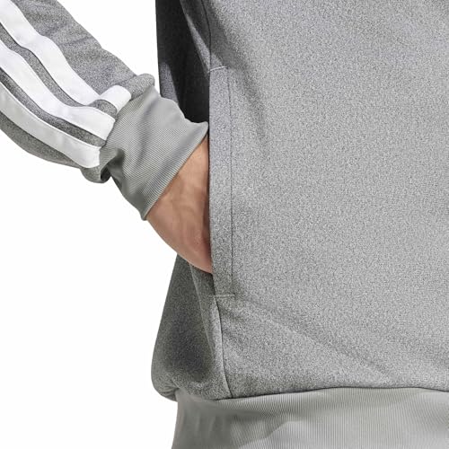 adidas Men's Tricot Regular Fit Sportswear Track Top, Black Melange, X-Large by adidas - Image 5