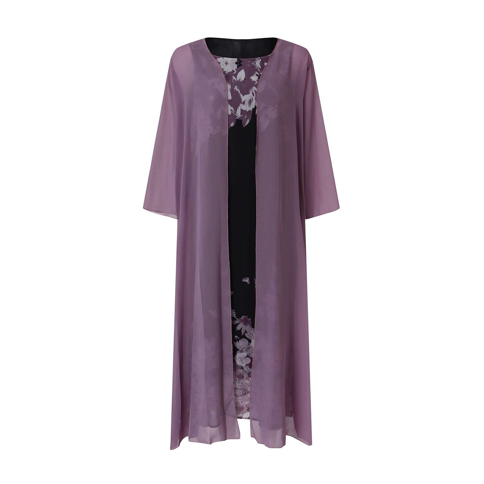 Robe décontractée en polyester pour femme - Deux pièces - En soie - Avec bretelles fines