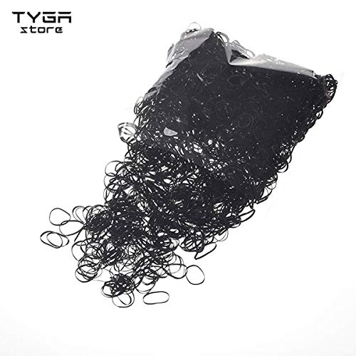 TYGA Store 1000 stuks mini-elastiekjes zachte elastieken voor kinderen, haarvlechten, paardenstaarthaar… - Image 3