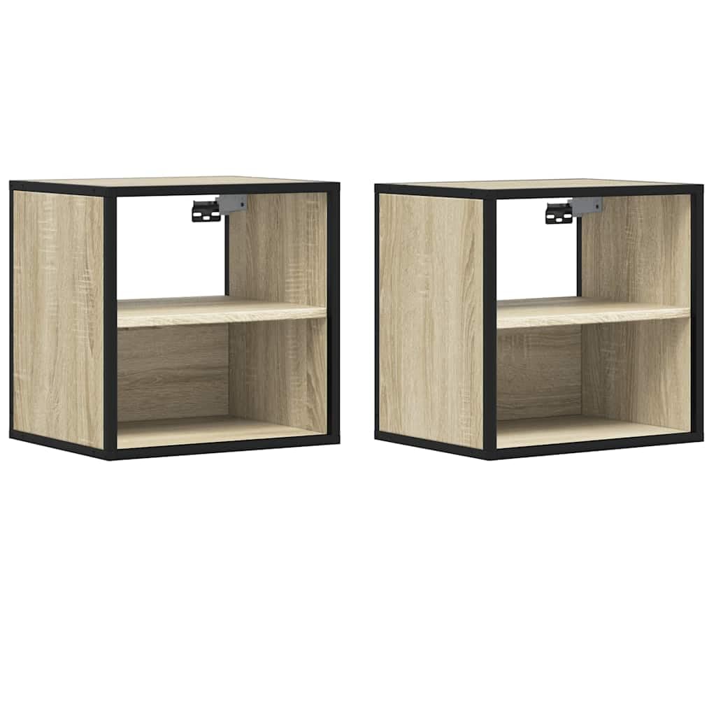 Table de chevet murale étroite pour gagner de la place au sol dans une petite chambre moderne lot de 2