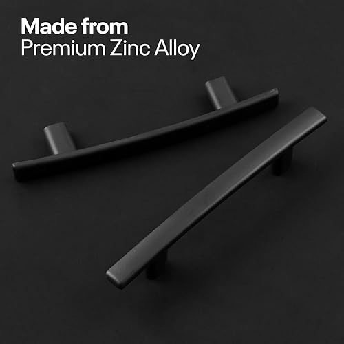 Miniatura 8 de Manijas de cocina para gabinetes, 3 pulgadas de agujero a agujero, 5 pulgadas de largo, paquete de 10 manijas de gabinete de cocina, manijas