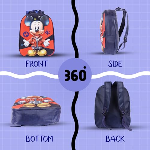 Image of 3D School Bag for Girls Boys & Kids | Lightweight Cartoon Backpack for School | Multi Compartment Primary School Bag | Durable Book and Lunch Backpack (6-13 Years)