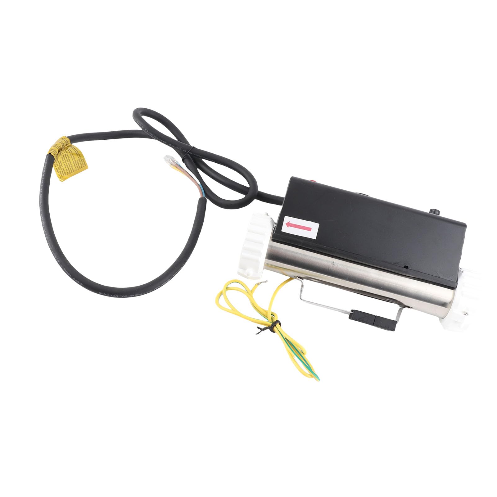 Calentador de Piscina, Calentador Eléctrico para con Control de Temperatura e Interruptor de Protección contra Altas Temperaturas para SPA, Bañera y Piscina. Termostato (3KW)