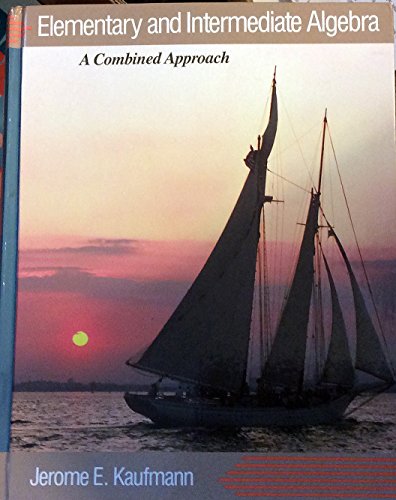 Elementary and Intermediate Algebra : A Combine... 0534933459 Book Cover