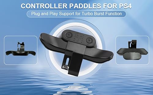 Elictech Controller Paddles Ps4 10 Key Mappings Ps4 Back Button Attachment For Ps4 Controller Plug And Play Support For Turbo Burst Function Memory Function Ergonomic thumb #7