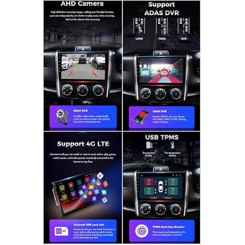 Autoradio Android 12 RAV4 écran tactile réglé panne GPS et Bluetooth - 5