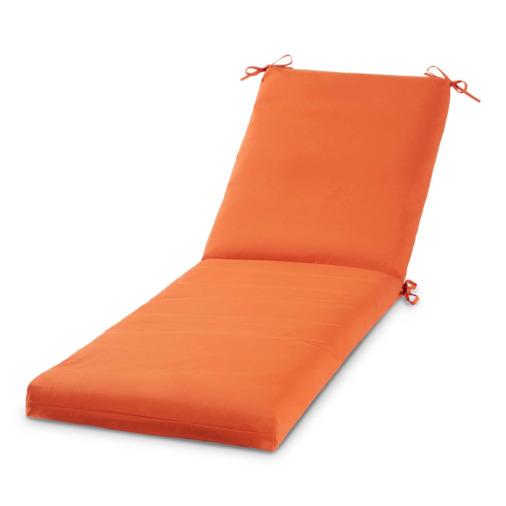 Greendale Home FashionsOutdoor Reversible Chaise Lounge Chair Cushion, Sunrise