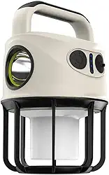 2 em 1 Lampião Luminária Led e Lanterna de Mão Recarregável USB Bateria Camping Aventura Manutenção