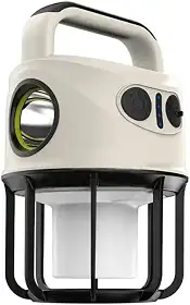 2 em 1 Lampião Luminária Led e Lanterna de Mão Recarregável USB Bateria Camping Aventura Manutenção