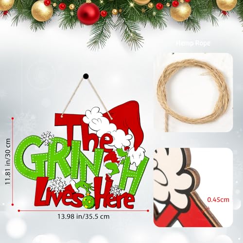 Wooden-Christmas-Door-Decorations-Wall-Decor-Hanging-Welcome-Sign-and-Christmas-Tree-Decorations Wooden Christmas Door Decorations Wall Decor Hanging Welcome Sign and Christmas Tree Decorations