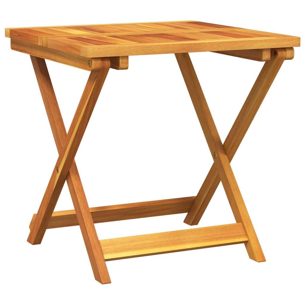 vidaXL Gartentisch, Esstisch mit Klappdesign, Holztisch für Terrasse Garten Balkon, Klapptisch Terrassentisch Gartenmöbel, Massivholz Akazie