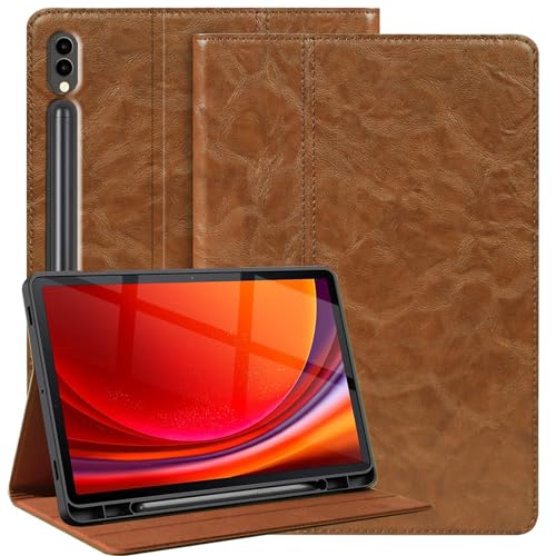Housse protection Samsung Galaxy Tab S8 Ultra cuir véritable X920