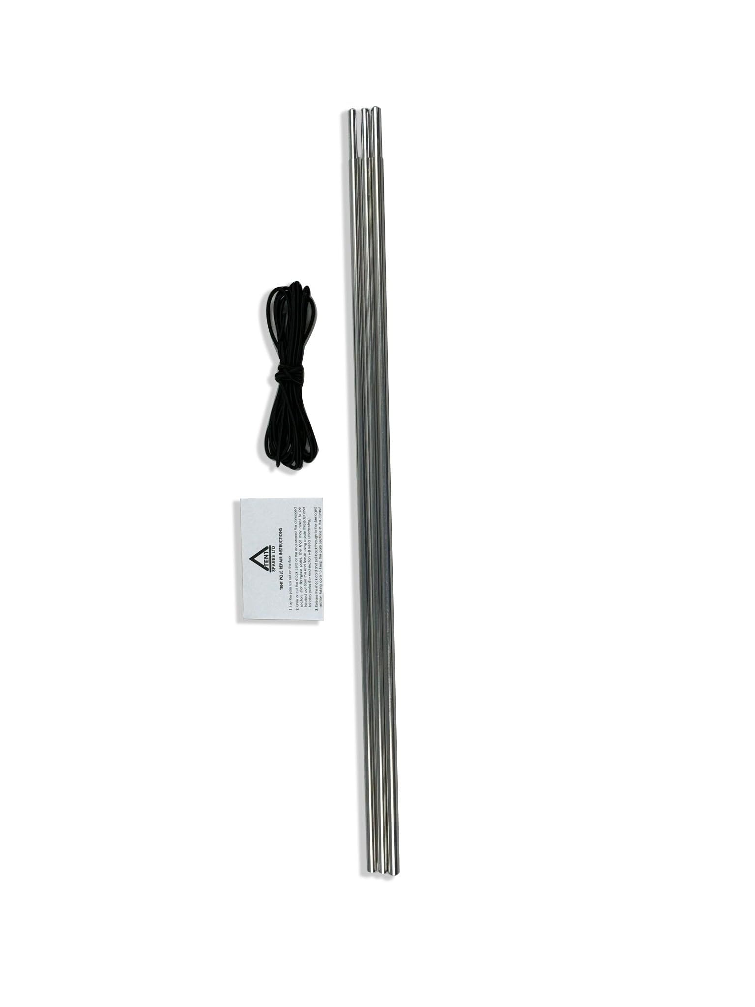 TentSpares - Vango Tempest 200 & Tempest 300 Aluminium Alloy Tent Pole Repair Kit Tent Pole Replacement, Tent Poles, Camping Essentials