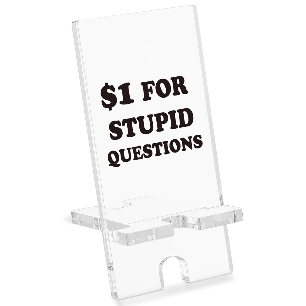 FOUGSTA Fun Cell Phone Holder Gift, Cubicle Decor for Offices, Funny Coworker Gifts